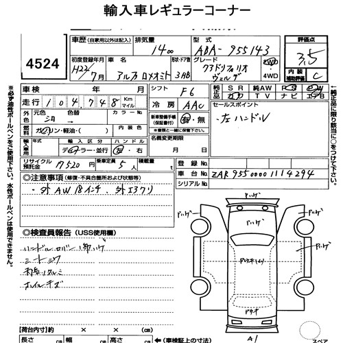 car document image