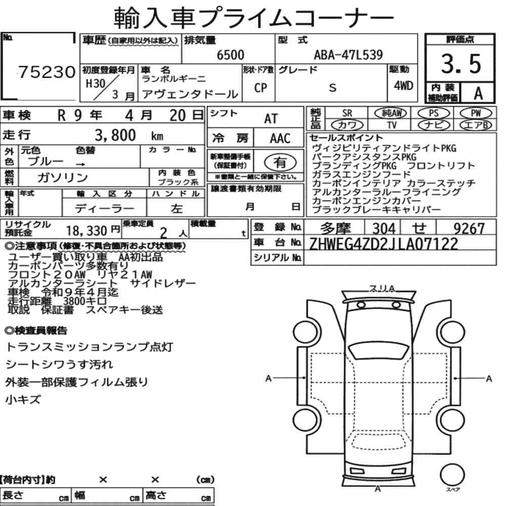 car document image