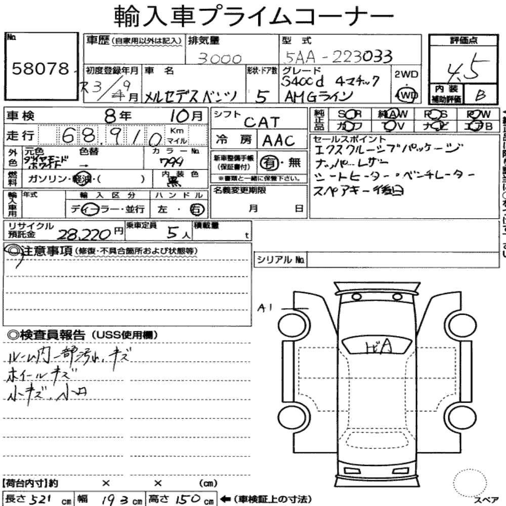 car document image