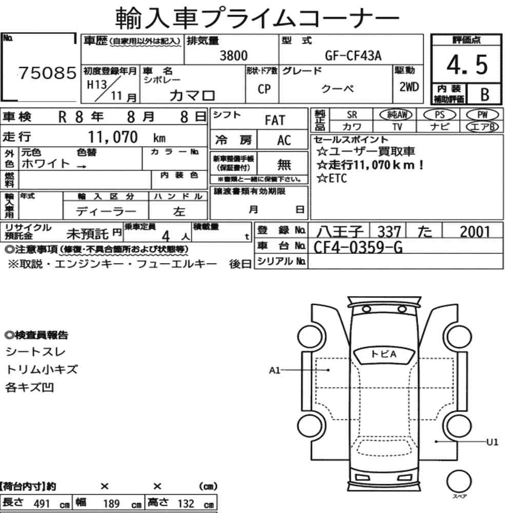 car document image
